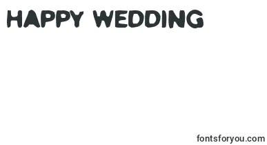 TrueStories font – happy Wedding Day Fonts